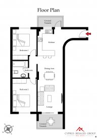 Двуспальная Квартира в Аристо Юниверс 3