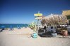 Бар на пляже в Лачи, Полис, Кипр.