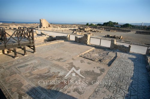 Прекрасные мозаики 3-5 века н.э. на территории ЮНЕСКО в Като Пафосе, Кипр