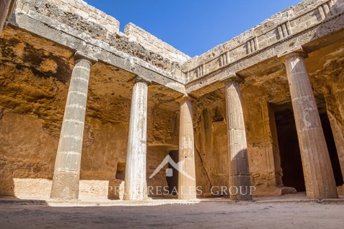 Царские гробницы - объект всемирного наследия ЮНЕСКО в Пафосе.